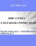 LẬP TRÌNH JAVAJDBC CƠ BẢN