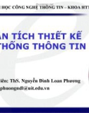 Phân tích thiết kế hệ thống thông tin - Chương 5: Thiết kế thành phần giao diện