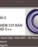 Bài giảng Tin đại cương: Chương 2 - Nguyễn Quỳnh Diệp