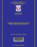 Luận văn Thạc sĩ Kỹ thuật điện tử: Nghiên cứu ứng dụng thiết bị Statcom trên hệ thống truyền tải cao cấp