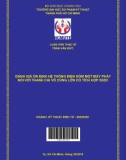 Luận văn Thạc sĩ Kỹ thuật điện tử: Đánh giá ổn định hệ thống điện gồm một máy phát nối với thanh cái vô cùng lớn có tích hợp SSSC