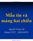 Bài giảng Nhập môn lập trình: Mẫu tin và mảng hai chiều - ThS. Nguyễn Đông Hà