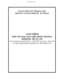 Giáo trình Kỹ năng giao tiếp thông thường (Trình độ: Cao đẳng) - Trường CĐ Kinh tế - Kỹ thuật Bạc Liêu