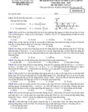Đề KSCL ôn thi THPT Quốc gia môn Vật lý lớp 12 năm 2016-2017 - Trường THPT Yên Lạc (Lần 1)