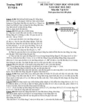 Đề thi thử chọn học sinh giỏi lớp 12 có đáp án: Môn Vật lý (Năm học 2011)