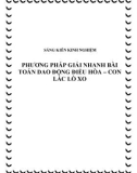 SKKN: Phương pháp giải nhanh bài toán dao động điều hòa – Con lắc lò xo