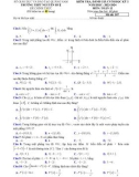 Đề thi học kì 2 môn Toán lớp 12 năm 2023-2024 - Trường THPT Nguyễn Huệ, Quảng Nam