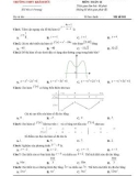 Đề thi học kì 1 môn Toán lớp 12 năm 2023-2024 - Trường THPT Khâm Đức, Quảng Nam