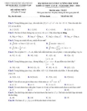 Đề thi khảo sát chất lượng môn Toán lớp 12 năm 2023-2024 có đáp án - Sở GD&ĐT Hải Phòng (Lần 2)