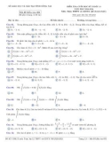 Đề thi học kì 2 môn Toán lớp 12 năm 2023-2024 có đáp án - Sở GD&ĐT Đồng Nai