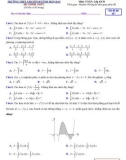 Đề thi học kì 2 môn Toán lớp 12 năm 2023-2024 có đáp án - Trường THPT Chuyên Huỳnh Mẫn Đạt, Kiên Giang