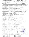 Đề thi học kì 2 môn Toán lớp 12 năm 2023-2024 có đáp án - Trường THPT Đặng Huy Trứ, Thừa Thiên Huế