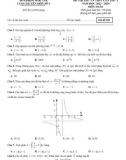 Đề thi thử tốt nghiệp THPT môn Toán năm 2024 (Lần 1) - Sở GD&ĐT Đắk Lắk