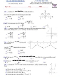 Đề thi giữa học kì 1 môn Toán lớp 12 năm 2022-2023 có đáp án - Trường PTDTNT Kon Rẫy