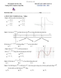 Đề thi giữa học kì 1 môn Toán lớp 12 năm 2023-2024 - Trường THPT Chuyên Lê Qúy Đôn, Quảng Trị