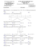 Đề thi thử tốt nghiệp THPT môn Toán năm 2023-2024 có đáp án (Lần 1) - Trường THPT Hà Trung, Thanh Hóa