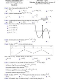 Đề thi học kì 1 môn Toán lớp 12 năm 2022-2023 - Trường THPT Triệu Sơn 4, Thanh Hóa