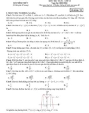 Đề thi học sinh giỏi cấp tỉnh môn Toán lớp 12 năm 2023-2024 có đáp án - Sở GD&ĐT Bắc Giang