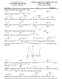 Đề thi học kì 1 môn Toán lớp 12 năm 2023-2024 - Trường THPT Phan Ngọc Hiển, Cà Mau