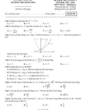 Đề thi học kì 1 môn Toán lớp 12 năm 2023-2024 có đáp án - Trường THPT Buôn Đôn, Đắk Lắk