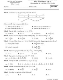 Đề thi học kì 1 môn Toán lớp 12 năm 2023-2024 có đáp án - Trường THPT Hồ Nghinh, Quảng Nam