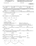 Đề thi học kì 1 môn Toán lớp 12 năm 2023-2024 có đáp án - Trường THPT Ngọc Tảo, Hà Nội