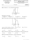 Đề thi học kì 1 môn Toán lớp 12 năm 2023-2024 có đáp án - Sở GD&ĐT Kiên Giang