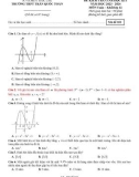 Đề thi học kì 1 môn Toán lớp 12 năm 2023-2024 có đáp án - Trường THPT Trần Quốc Toản, Đắk Lắk