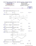 Đề thi học kì 1 môn Toán lớp 12 năm 2023-2024 - Trường THPT Cao Bá Quát, Hà Nội
