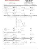 Đề thi học kì 1 môn Toán lớp 12 năm 2023-2024 có đáp án - Trường TH, THCS, THPT Đại học Hà Tĩnh
