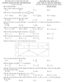 Đề thi học kì 1 môn Toán lớp 12 năm 2023-2024 có đáp án - Trường THPT Nguyễn Thị Minh Khai, Hà Nội