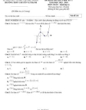 Đề thi giữa học kì 1 môn Toán lớp 12 năm 2023-2024 có đáp án - Trường THPT Chuyên Vị Thanh