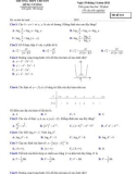 Đề thi khảo sát chất lượng môn Toán lớp 12 năm 2023-2024 có đáp án - Trường THPT chuyên Hùng Vương (Lần 1)
