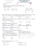 Đề thi khảo sát chất lượng môn Toán lớp 12 năm 2023-2024 có đáp án - Trường THPT Đội Cấn (Lần 2)