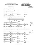Đề thi học kì 1 môn Toán lớp 12 năm 2023-2024 - Trường THPT Nguyễn Tất Thành, HCM