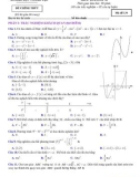Đề thi học kì 1 môn Toán lớp 12 năm 2023-2024 - Sở GD&ĐT Bình Phước