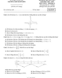 Đề thi giữa học kì 1 môn Toán lớp 12 năm 2023-2024 có đáp án - Trường THPT Buôn Đôn, Đắk Lắk