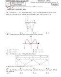 Đề thi giữa học kì 1 môn Toán lớp 12 năm 2023-2024 có đáp án - Trường THPT Thị xã Quảng Trị