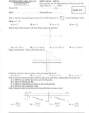 Đề thi giữa học kì 1 môn Toán lớp 12 năm 2023-2024 - Trường THPT Chu Văn An, Kon Tum