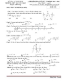 Đề thi học kì 1 môn Toán lớp 12 năm 2022-2023 - Trường THPT Nguyễn Trân, Bình Định