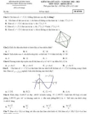 Đề thi giữa học kì 1 môn Toán lớp 12 năm 2022-2023 - Trường THPT Trần Đại Nghĩa, Quảng Nam