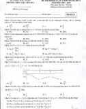 Đề thi định kì môn Toán lớp 12 năm 2022-2023 (Lần 1) - Trường THPT Việt Yên số 1