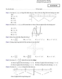 Đề thi giữa học kì 1 môn Toán lớp 12 năm 2023-2024 có đáp án - Trường THPT Hồng Lĩnh