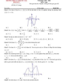 Đề thi chọn học sinh giỏi môn Toán lớp 12 năm 2023-2024 có đáp án (Lần 1) - Trường THPT Lý Thái Tổ, Bắc Ninh