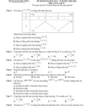 Đề thi học kì 1 môn Toán lớp 12 năm 2022-2023 - Sở GD&ĐT Đắk Nông (Đề minh hoạ)