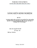 Sáng kiến kinh nghiệm THPT: Sử dụng phần mềm Geogebra trong thiết kế các tình huống dạy học Toán tạo hứng thú học tập cho học sinh lớp 12 Trường THPT Đô Lương 3