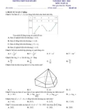 Đề thi giữa học kì 1 môn Toán lớp 12 năm 2022-2023 - Trường THPT Ngô Sĩ Liên, Bắc Giang