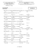 Đề thi thử tốt nghiệp THPT môn Toán năm 2023 - Cụm trường THPT Hoàn Kiếm - Hai Bà Trưng
