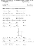 Đề thi học kì 2 môn Toán lớp 12 năm 2022-2023 có đáp án - Trường THPT Trần Phú - Hoàn Kiếm