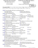 Đề thi thử tốt nghiệp THPT môn Hóa học năm 2022-2023 có đáp án - Trường THPT Việt Nam - Ba Lan